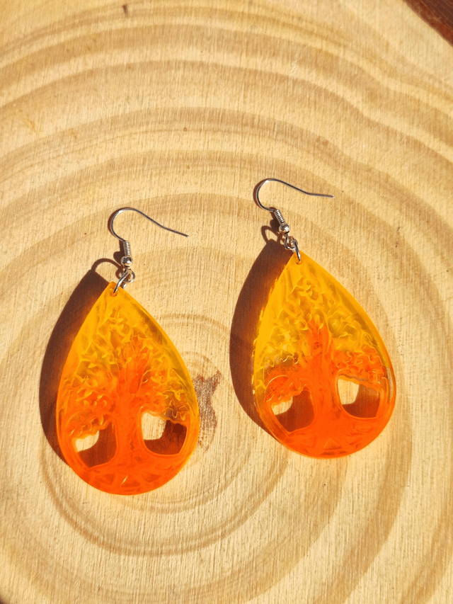 Boucles d'oreilles - Arbre de vie 