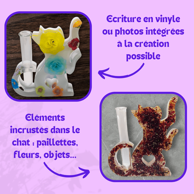 Personnalisation Soliflore Chat