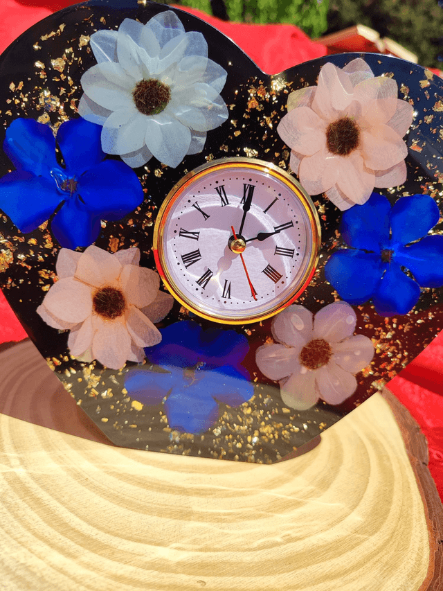 Horloge de table Cœur