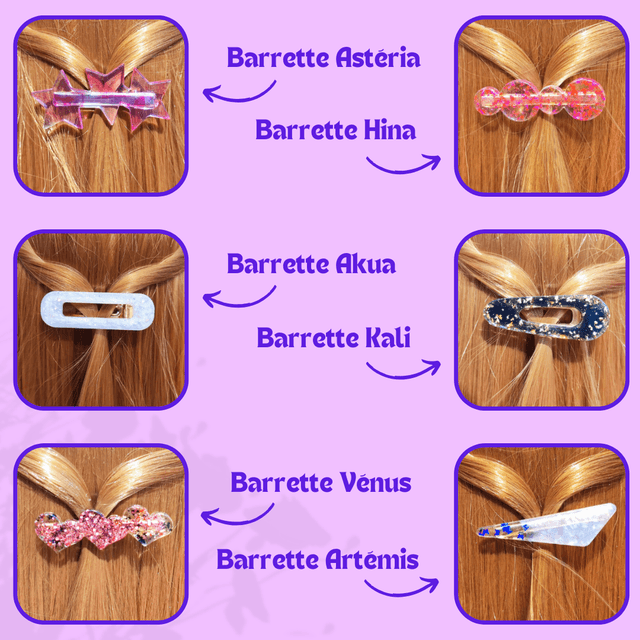 Personnalisation Barrettes