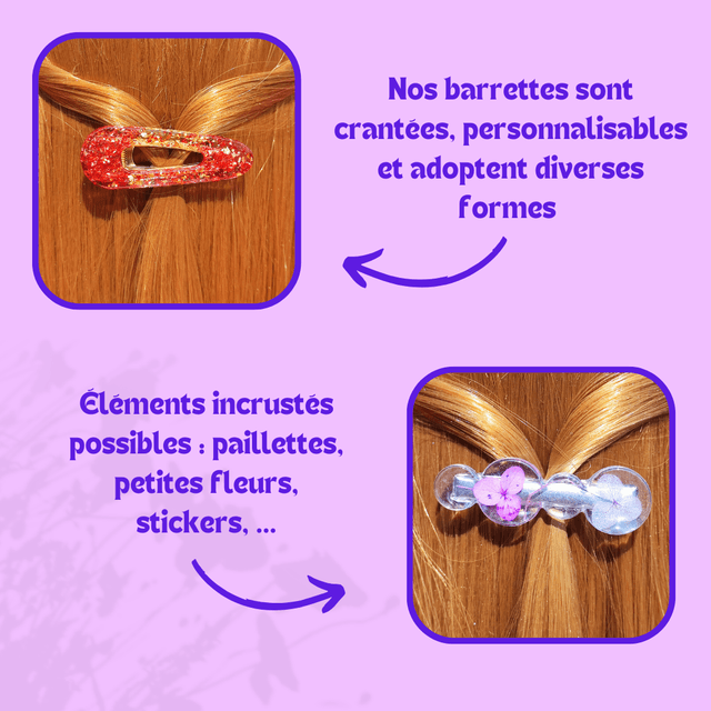 Personnalisation Barrettes