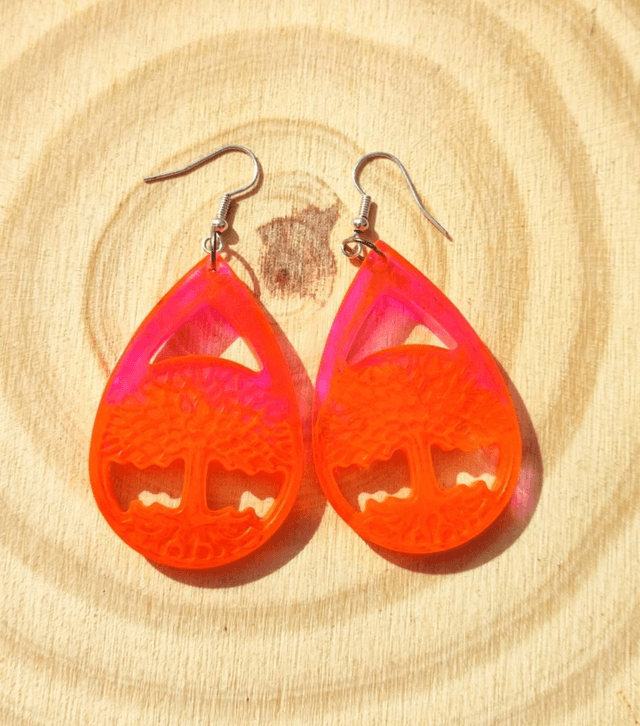Boucles d&#039;oreilles - Arbre de vie
