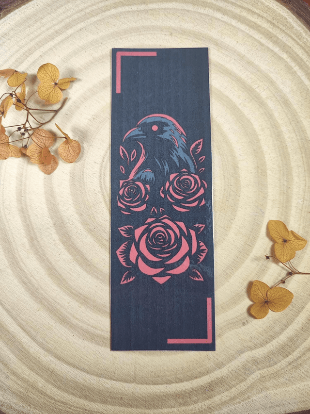Corbeau et Roses