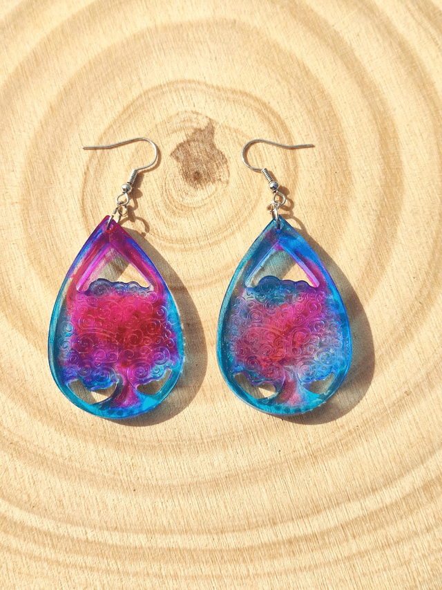 Boucles d&#039;oreilles - Arbre de vie